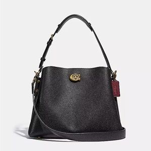 Black Coach Willow Shoulder Bag